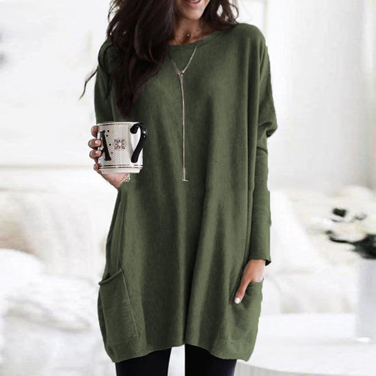 DORIS™ – Comfortable Long Sweater with Pockets for Women