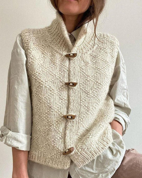 Barbara | Elegant Sleeveless Cardigan