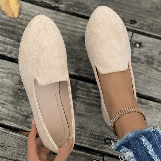 TARA™ - Simple Solid Color Pointed Toe Flat Shoes