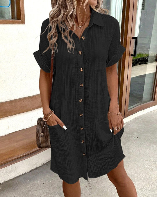 SAVANNAH™ – Cotton Everyday Shirt Dress