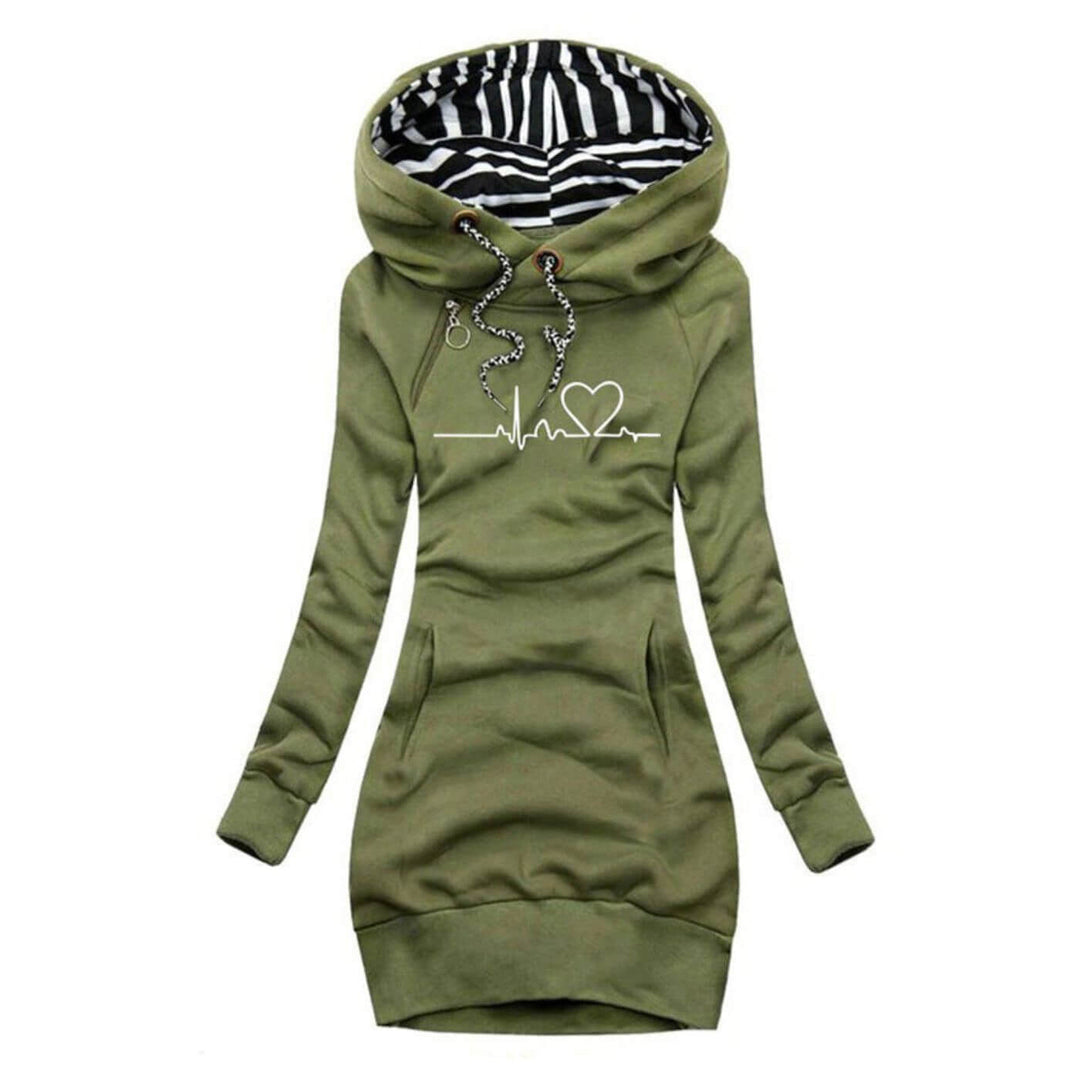 PATRICIA™ – Hooded Sweater Dress