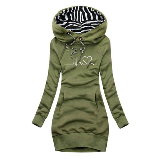 PATRICIA™ – Hooded Sweater Dress