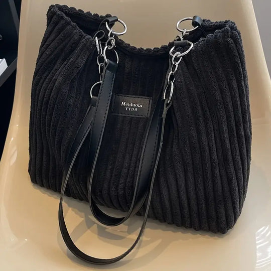 MEGAN | COTTON CORDUROY BAG