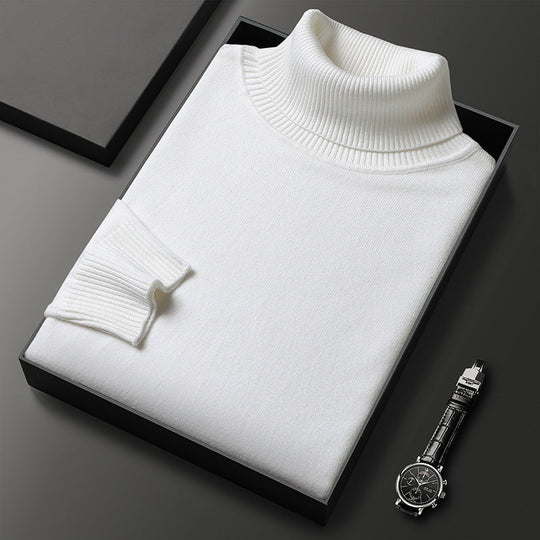 WESLEY™ – Stylish & Elegant Cashmere Turtleneck Sweater for Men